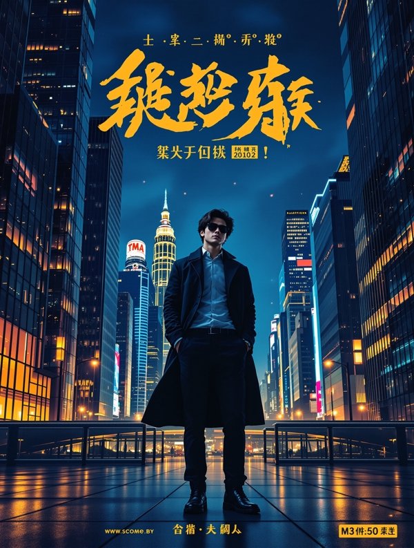 霓虹之下 海报